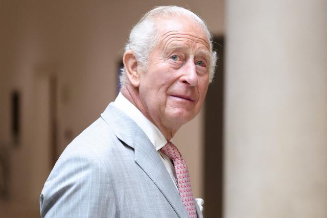 Britain's King Charles III looks on during a visit to the Stephen A. Schwarzman Centre for the Humanities at the University of Oxford, west of London on July 10, 2026. (Photo by Toby Shepheard / POOL / AFP)