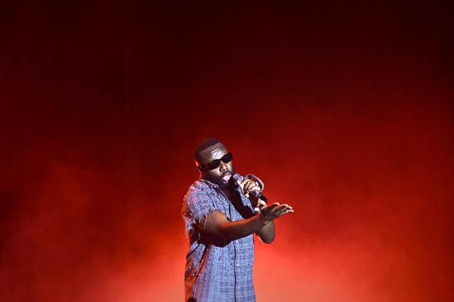 French-Congolese singer Gims performs on stage during the 42nd Francofolies music festival in La Rochelle, western France, on July 10, 2026. (Photo by Philippe LOPEZ / AFP)