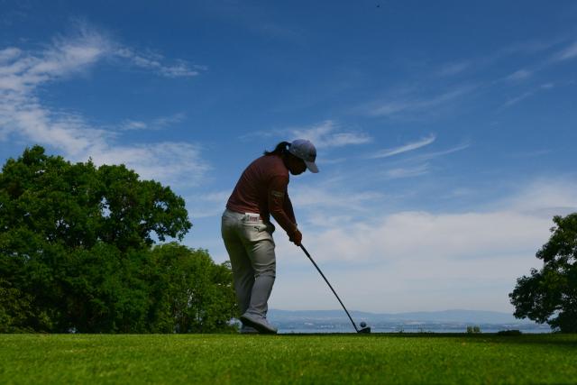 Japanese Mao Saigo competes during the third round of the Amundi Evian Championship at Evian Resort Golf Club, in Evian-Les-Bains, central-eastern France on July 11, 2026. (Photo by OLIVIER CHASSIGNOLE / AFP)