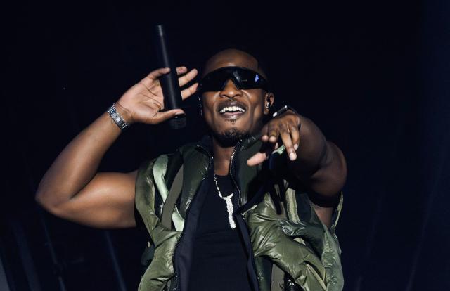 French rapper Niska performs on the Jean-Louis Foulquier stage during the 42nd Francofolies music festival in La Rochelle, western France, on July 11, 2026. Created in 1985, the festival is dedicated to French-language and francophone music and runs until July 14, 2026. (Photo by Philippe LOPEZ / AFP) / ALTERNATIVE CROP