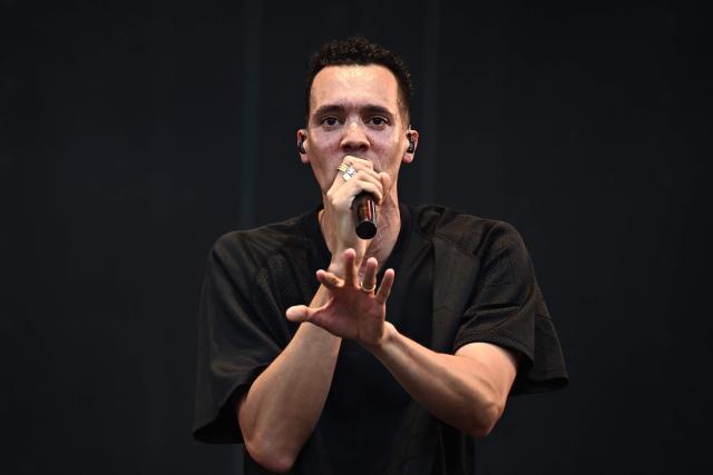 French-Rwandan singer, rapper and writer Gaël Faye, winner of the 2024 Renaudot literary prize for his novel "Jacaranda", performs on the Jean-Louis Foulquier stage during the 42nd Francofolies music festival, in La Rochelle, western France, on July 12, 2026. Created in 1985, the festival is dedicated to French-language and francophone music and runs until July 14, 2026. (Photo by Philippe LOPEZ / AFP)