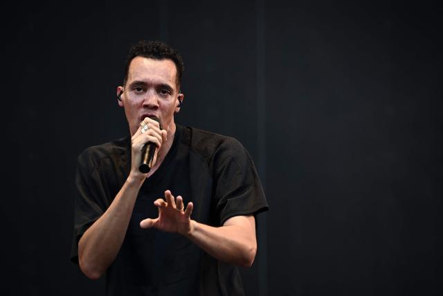 French-Rwandan singer, rapper and writer Gaël Faye, winner of the 2024 Renaudot literary prize for his novel "Jacaranda", performs on the Jean-Louis Foulquier stage during the 42nd Francofolies music festival, in La Rochelle, western France, on July 12, 2026. Created in 1985, the festival is dedicated to French-language and francophone music and runs until July 14, 2026. (Photo by Philippe LOPEZ / AFP)