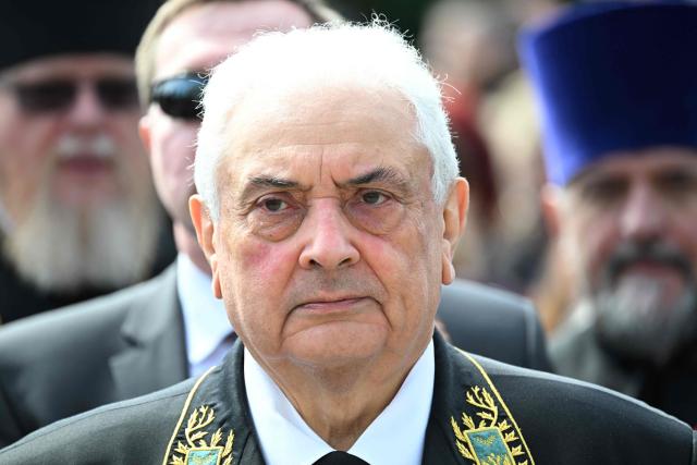 (FILES) Russia's ambassador to Germany Sergey Nechayev pays his respect at the Soviet War Memorial Tiergarten in Berlin on May 9, 2026 in commemoration of the 81st anniversary of the 1945 victory against Nazi Germany. The German foreign ministry said on July 13, 2026 it had summoned Russia's ambassador to protest at cyberattacks targeting the European Union which has imposed new sanctions against Moscow with Britain over the attacks. "This morning... we summoned the Russian ambassador to the foreign ministry in connection with hostile cyber attacks," a ministry spokeswoman told reporters. (Photo by RALF HIRSCHBERGER / AFP)