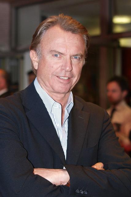 (FILES) New-Zealand actor Sam Neill arrives for the British Premiere of his latest film Dean Spanley in London's Leicester Square part of the London Film Festival on October 17, 2008. "Jurassic Park" star Sam Neill died in Australia on July 13, 2026 aged 78, his family said in a statement that described the beloved actor's death as "sudden and unexpected". (Photo by MAX NASH / AFP)