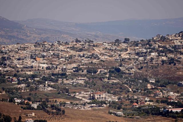 A general view shows destroyed houses in Lebanon's border village of Khiam on July 13, 2026. Last month, Lebanon and Israel concluded a US-backed framework agreement aiming to pave the way for a permanent end to hostilities.It was preceded by a memorandum of understanding between Iran and the United States to end the broader Middle East conflict, which included a ceasefire in Lebanon. Despite this, Israel still carries out intermittent strikes on southern Lebanon. (Photo by AFP)