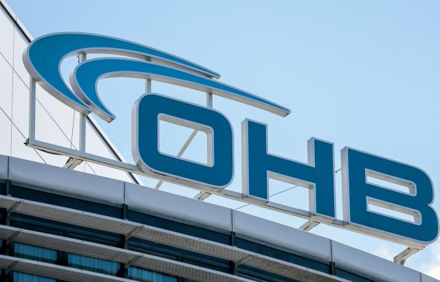 The logo of German aerospace and technology company OHB is pictured at their headquarters in Bremen, northwestern Germany, on July 14, 2026. The German Defence Minister visited OHB during his summer tour throughout Germany. According to the group, it covers "the entire spectrum of modern space technologies", with activities ranging "from the development of complete satellite systems and space missions to infrastructure for access to space, as well as data-driven applications and digital services". (Photo by FOCKE STRANGMANN / AFP)