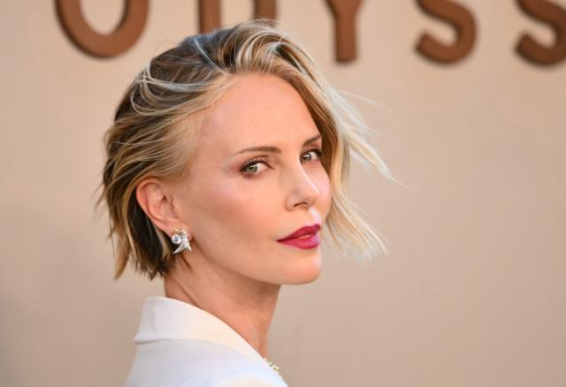 US-South African actress Charlize Theron attends "The Odyssey" premiere at the AMC Lincoln Square in New York on July 14, 2026. (Photo by ANGELA WEISS / AFP)