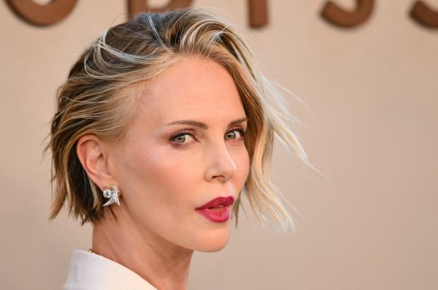 US-South African actress Charlize Theron attends "The Odyssey" premiere at the AMC Lincoln Square in New York on July 14, 2026. (Photo by ANGELA WEISS / AFP)