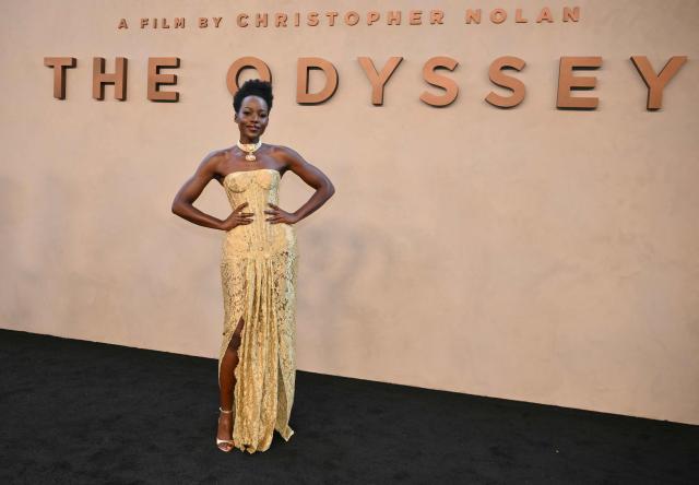 Kenyan-Mexican actress Lupita Nyong'o attends "The Odyssey" premiere at the AMC Lincoln Square in New York on July 14, 2026. (Photo by ANGELA WEISS / AFP)