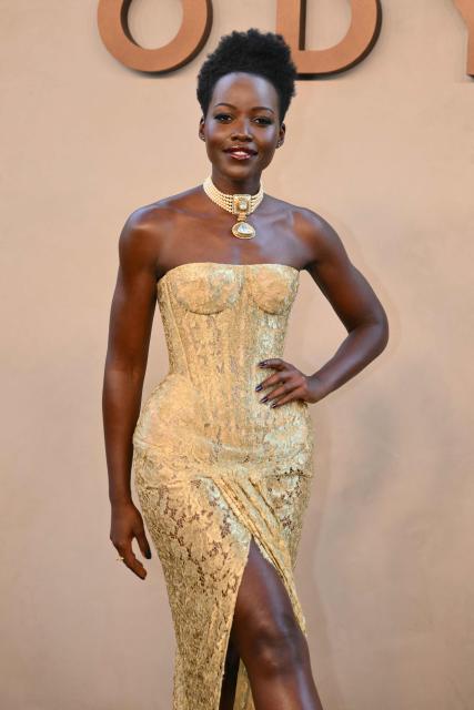 Kenyan-Mexican actress Lupita Nyong'o attends "The Odyssey" premiere at the AMC Lincoln Square in New York on July 14, 2026. (Photo by ANGELA WEISS / AFP)