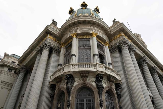 Partial view of the Theatro Municipal do Rio de Janeiro (Rio de Janeiro's Municipal Theater) during celebrations marking its 117th anniversary with a series of events open to the public, on July 14, 2026, in Rio de Janeiro, Brazil. (Photo by Pablo PORCIUNCULA / AFP)