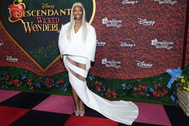 US singer/songwriter Brandy attends "Descendants: Wicked Wonderland" premiere at the Academy Museum of Motion Pictures in Los Angeles on July 14, 2026. (Photo by VALERIE MACON / AFP)