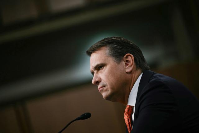 Acting US Attorney General Todd Blanche testifies during a Senate Judiciary Committee hearing on his nomination to be Attorney General, on Capitol Hill in Washington, DC, on July 15, 2026. President Donald Trump's pick to be the next US attorney general -- his former personal defense lawyer Todd Blanche -- faces what is expected to be a contentious Senate nomination hearing on Wednesday. (Photo by Brendan SMIALOWSKI / AFP)