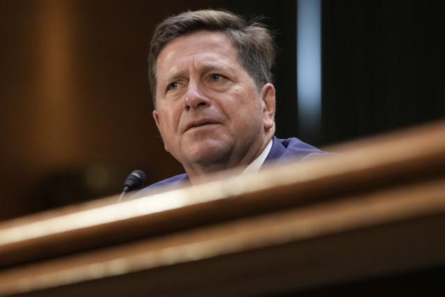 Jay Clayton, US Attorney for the Southern District of New York, testifies during a Senate Intelligence Committee hearing on his nomination to be Director of National Intelligence, on Capitol Hill in Washington, DC, on July 15, 2026. (Photo by Ken Cedeno / AFP)
