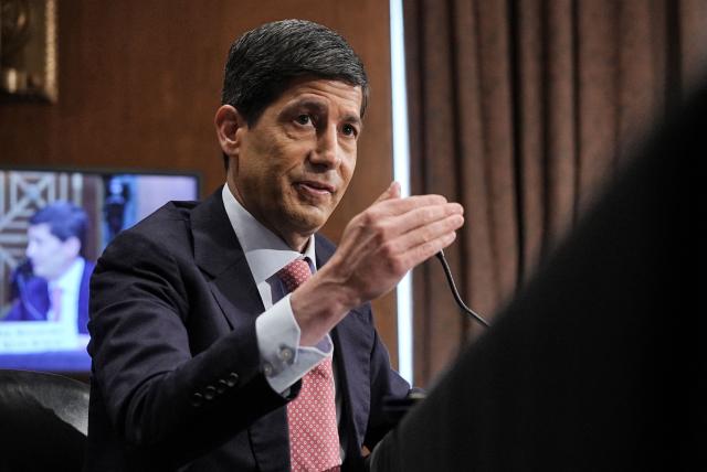 US Federal Reserve Chair Kevin Warsh testifies during a Senate Banking Committee hearing titled "The Semiannual Monetary Policy Report to the Congress" on Capitol Hill in Washington, DC, on July 15, 2026. (Photo by Ken Cedeno / AFP)