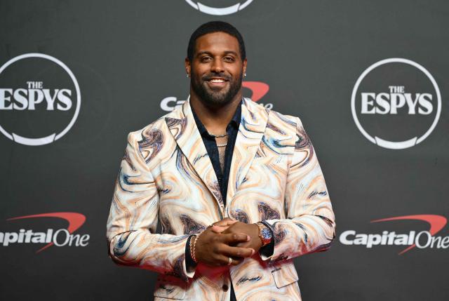 US professional football defensive end for the New Orleans Saints Cameron Jordan attends the 2026 ESPY Awards at the David H. Koch Theater at Lincoln Center in New York on July 15, 2026. (Photo by ANGELA WEISS / AFP)