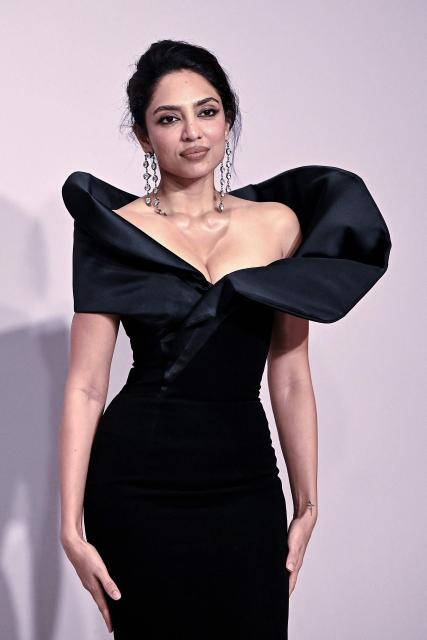 Bollywood actress Sobhita Dhulipala poses for photographs during the couture show of Indian designer Gaurav Gupta in Mumbai on July 17, 2026. (Photo by Sujit JAISWAL / AFP)