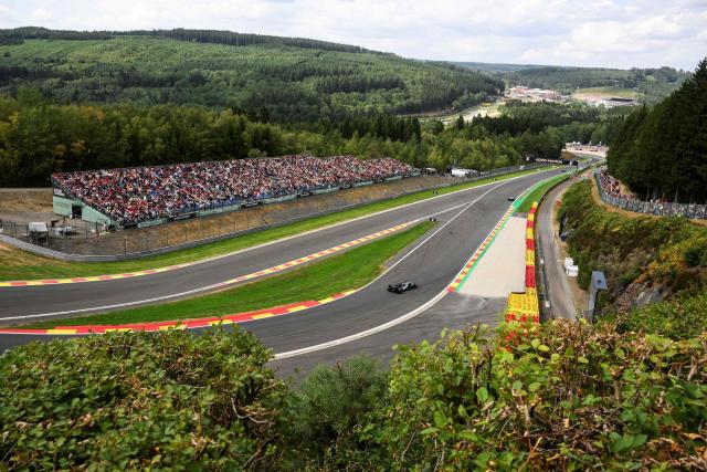Mercedes' Italian driver Kimi Antonelli competes during the Formula One Belgian Grand Prix at the Spa-Francorchamps circuit, in Spa, on July 19, 2026. (Photo by JOHN THYS / AFP)