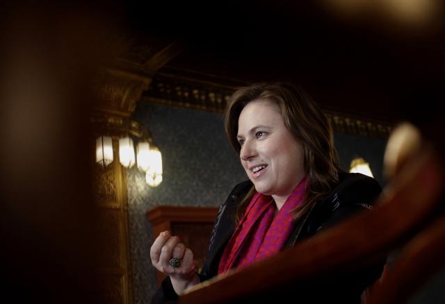 (FILES) Hungarian chess Olympic winner Judit Polgar answers AFP's questions during an interview with her father, the Hungarian chess teacher and educational psychologist Laszlo Polgar (Unseen) in the Urania Film Theater in Budapest, Hungary, on May 14, 2017 after a premiere of a documentary film about Polgar's family. Hungary's prime minister has proposed on July 20, 2026 former chess grandmaster Judit Polgar for president, a position that will become vacant following last week's constitutional amendment. (Photo by PETER KOHALMI / AFP)
