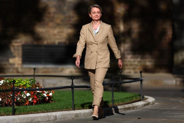 Britain's Foreign Secretary Yvette Cooper arrives at Downing Street in London July 20, 2026 as cabinet appointments are due to be made after Andy Burnham became Britain's new Prime Minister. Burnham vowed on Monday to put forward a 10-year plan for Britain, saying the country needed to make politics work. (Photo by Peter Nicholls / AFP)