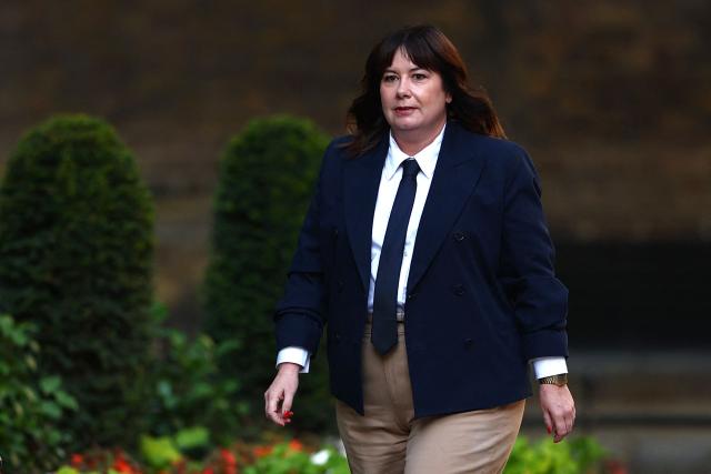 Labour backbencher Anneliese Midgley arrives at Downing Street in London, July 20, 2026 as cabinet appointments are being made after Andy Burnham became Britain's new Prime Minister. Burnham vowed on Monday to put forward a 10-year plan for Britain, saying the country needed to make politics work. (Photo by Peter Nicholls / AFP)