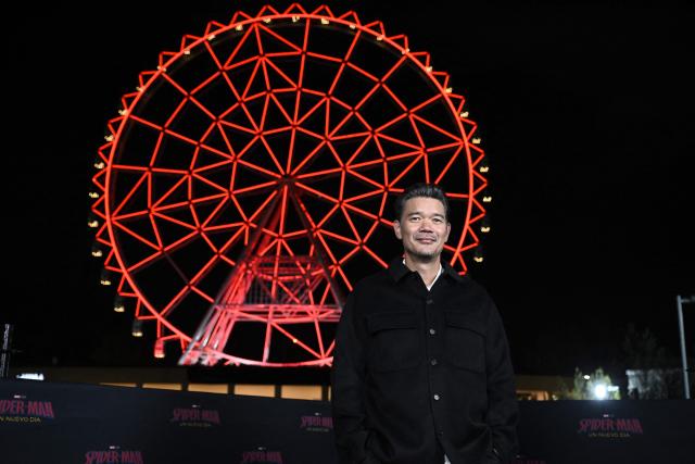 US director Destin Daniel Cretton poses during a fan event for the upcoming film Spider-Man: Brand New Day at Aztlan Feria de Chapultepec in Mexico City on July 20, 2026. (Photo by Alfredo ESTRELLA / AFP)