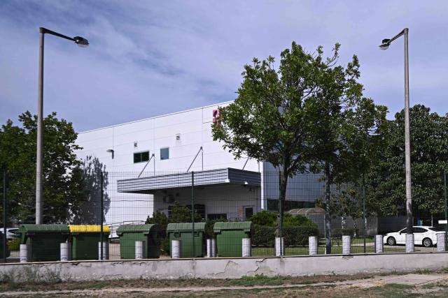 A data server building owned by Hungarian Telekom, a German majority-owned company, is seen in Budapest on July 21, 2026, after a FIDESZ party spokesperson said that prosecutors had raided its data servers. The Fidesz party of Hungary's nationalist ex-leader Viktor Orban, which was swept from power in elections in April, said on July 21, 2026 that prosecutors had launched a raid on its server centre. (Photo by Attila KISBENEDEK / AFP)