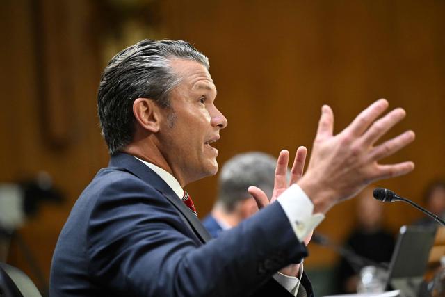 US Defense Secretary Pete Hegseth testifies during a Senate Committee on Appropriations hearing on Capitol Hill in Washington, DC, on July 21, 2026. US lawmakers are conducting a hearing to examine a review of US President Donald Trump's supplemental funding request of June 24, 2026. (Photo by Alex WROBLEWSKI / AFP)