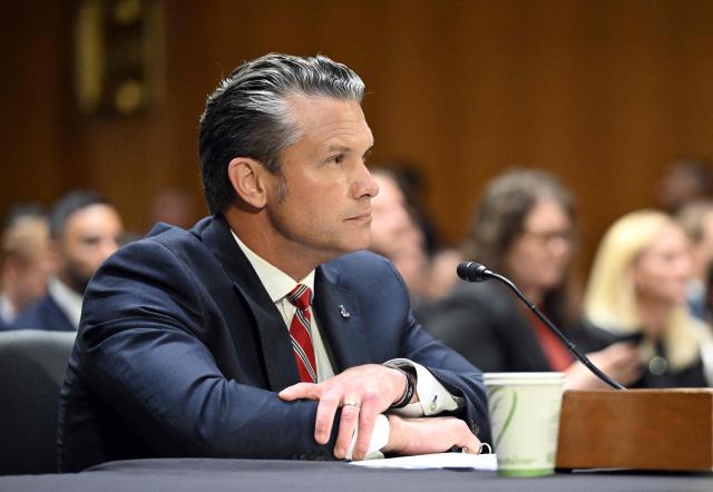 US Defense Secretary Pete Hegseth looks on as he testifies during a Senate Committee on Appropriations hearing on Capitol Hill in Washington, DC, on July 21, 2026. US lawmakers are conducting a hearing to examine a review of US President Donald Trump's supplemental funding request of June 24, 2026. (Photo by Alex WROBLEWSKI / AFP)
