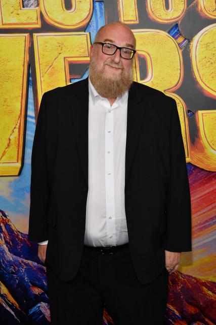 US comedian and actor Brian Posehn attends the premiere of HBO Max's comedy series "Stuart Fails to Save the Universe" at The Academy Museum of Motion Pictures in Los Angeles on July 21, 2026. (Photo by Chris DELMAS / AFP)