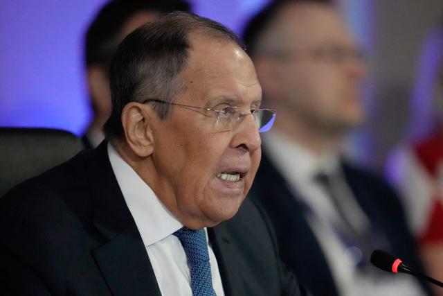 Russia's Foreign Minister Sergey Lavrov speaks during the ASEAN Post-Ministerial Conference with Russia on the sidelines of the Association of Southeast Asian Nations (ASEAN) Foreign Ministers' Meeting in Pasay, Metro Manila on July 22, 2026. (Photo by Aaron Favila / POOL / AFP)