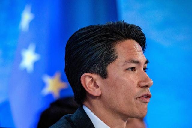 Brunei's Foreign Minister Abdul Mateen Bolkiah speaks during the ASEAN Post-Ministerial Conference with the European Union on the sidelines of the ASEAN Foreign Ministers' Meeting at the Philippine International Convention Center in Pasay, Metro Manila on July 22, 2026. (Photo by Ezra Acayan / POOL / AFP)