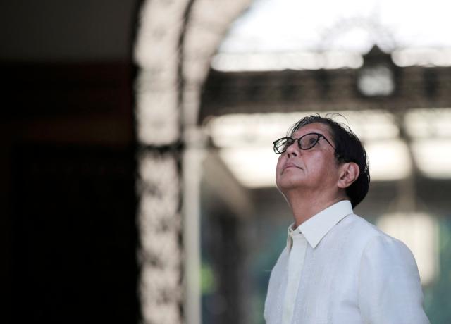 Philippine President Ferdinand Marcos waits to meet with US Secretary of State Marco Rubio during a courtesy visit at the Malacanang Palace in Manila on July 22, 2026. (Photo by FRANCIS R. MALASIG / POOL / AFP)