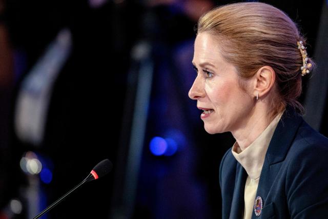 European Commission Vice-President Kaja Kallas speaks during the ASEAN Post-Ministerial Conference with the European Union on the sidelines of the ASEAN Foreign Ministers' Meeting at the Philippine International Convention Center in Pasay, Metro Manila on July 22, 2026. (Photo by Ezra Acayan / POOL / AFP)