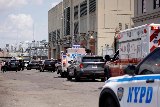 A convoy believed to be carrying ousted Venezuelan president Nicolas Maduro arrives Metropolitan Detention Center in the Brooklyn borough in New York City on July 22, 2026. Venezuela's ousted president Nicolas Maduro is set to appear before a New York court Wednesday, his third public hearing since the US military captured him in a stunning nighttime raid in January. The former leader, 63, and wife Cilia Flores have been held in a Brooklyn jail since the US military operation, awaiting trial on drug trafficking, firearms and other charges. (Photo by Leonardo MUNOZ / AFP)