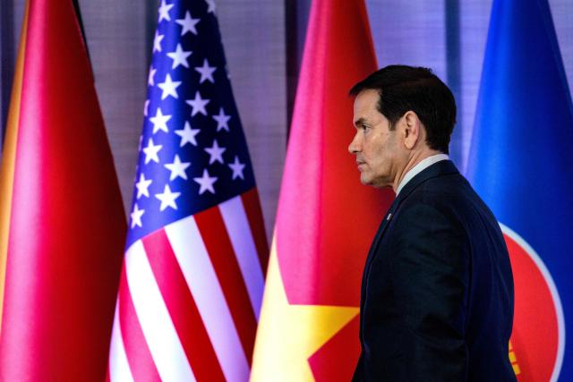 US Secretary of State Marco Rubio attends the 33rd ASEAN Regional Forum (ARF), part of the ASEAN Foreign Ministers' Meeting, in Pasay, Metro Manila on July 23, 2026. (Photo by Ezra Acayan / POOL / AFP)