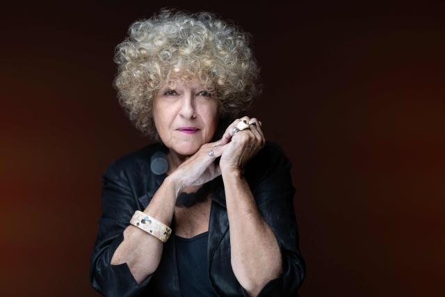 French author, biographer, and screenwriter Elisabeth Reynaud poses during a photo session  in Paris on July 21, 2026. (Photo by Joel Saget / AFP)