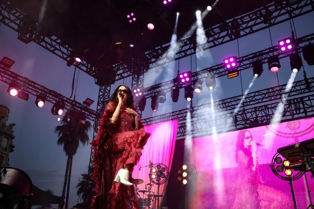 Victoria Naika Richard aka "Naika" performs on stage during the 78th edition of the Nice Jazz Festival in Nice, south-eastern France on July 23, 2026. (Photo by Valery HACHE / AFP)