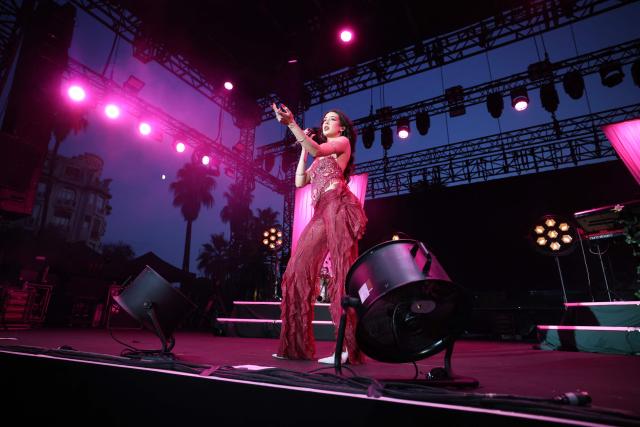 Victoria Naika Richard aka "Naika" performs on stage during the 78th edition of the Nice Jazz Festival in Nice, south-eastern France on July 23, 2026. (Photo by Valery HACHE / AFP)