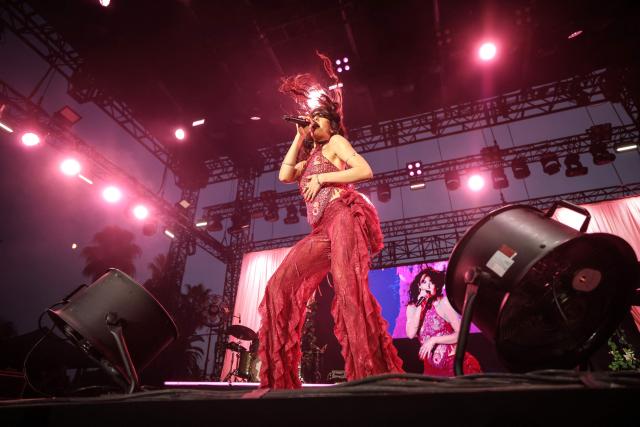 Victoria Naika Richard aka "Naika" performs on stage during the 78th edition of the Nice Jazz Festival in Nice, south-eastern France on July 23, 2026. (Photo by Valery HACHE / AFP)