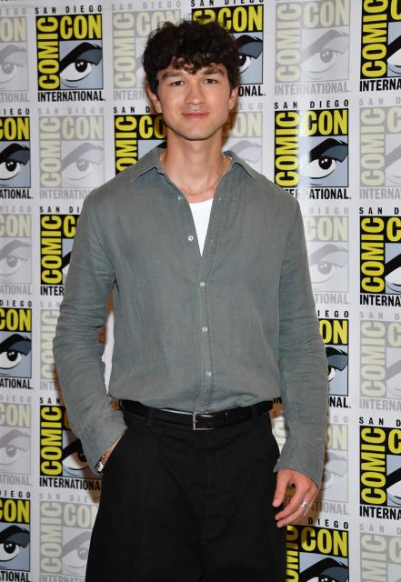 US actor Charlie Bushnell attends “Percy Jackson and the Olympians” season 3 press room during Comic Con International in San Diego on July 23, 2026. (Photo by Chris DELMAS / AFP)