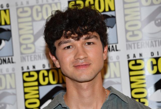 US actor Charlie Bushnell attends “Percy Jackson and the Olympians” season 3 press room during Comic Con International in San Diego on July 23, 2026. (Photo by Chris DELMAS / AFP)