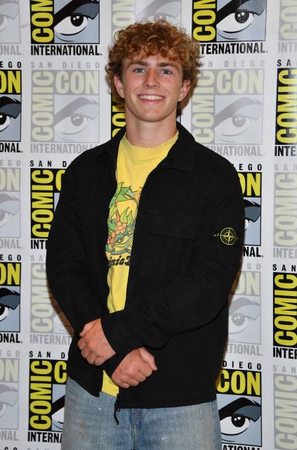 US actor Walker Scobell attends “Percy Jackson and the Olympians” season 3 press room during Comic Con International in San Diego on July 23, 2026. (Photo by Chris DELMAS / AFP)