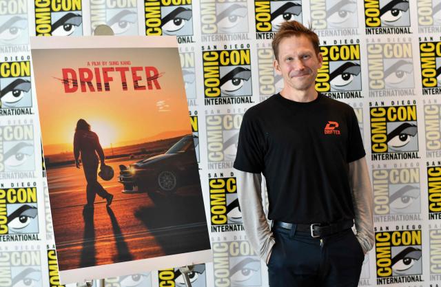 US actor McCaleb Burnett attends “Drifter” press line during Comic Con International in San Diego on July 23, 2026. (Photo by Chris DELMAS / AFP)