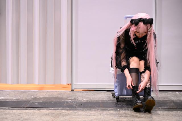 Participants in cosplay outfits attend the annual Ani-Com and Games exhibition at the Hong Kong Convention and Exhibition Centre in Hong Kong on July 25, 2025. (Photo by Peter PARKS / AFP)