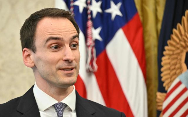Michael Kratsios, Assistant to the President and Director of the White House Office of Science and Technology Policy, speaks during an announcement on American Nuclear Innovation in the Oval Office of the White House in Washington, DC, on July 24, 2026. (Photo by Mandel NGAN / AFP)