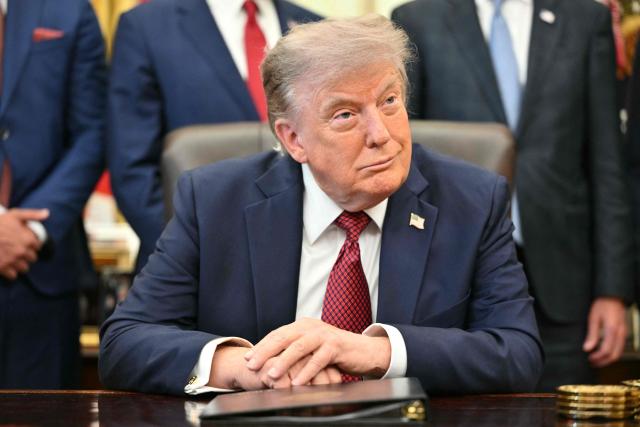 US President Donald Trump makes an announcement on American Nuclear Innovation in the Oval Office of the White House in Washington, DC, on July 24, 2026. (Photo by Mandel NGAN / AFP)
