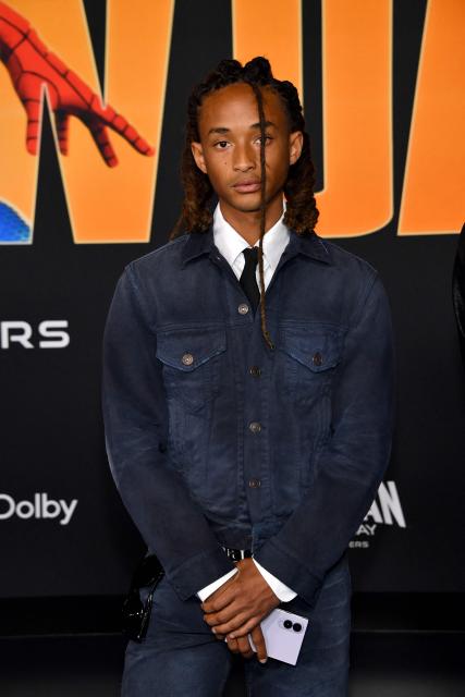 US actor and singer Jaden Smith attends the premiere of Columbia Pictures' "Spider-Man: Brand New Day" at the Dolby Theatre in Hollywood, California, on July 27, 2026. (Photo by Chris DELMAS / AFP)