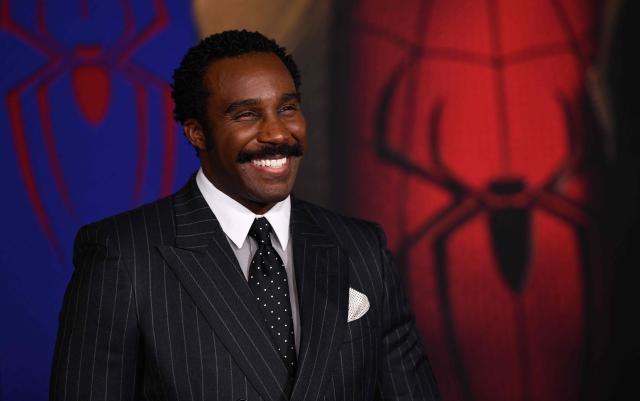 US actor Tramell Tillman attends the premiere of Columbia Pictures' "Spider-Man: Brand New Day" at the Dolby Theatre in Hollywood, California, on July 27, 2026. (Photo by Chris DELMAS / AFP)