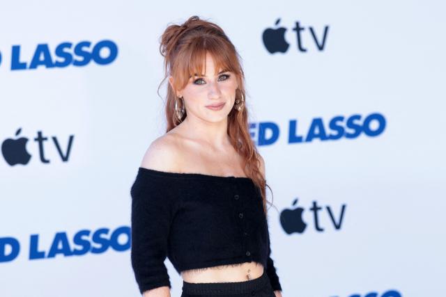Actress Aisling Sharkey attends the premiere of Apple TV's "Ted Lasso" season 4 at the Academy Museum of Motion Pictures in Los Angeles, California on July 27, 2026. (Photo by VALERIE MACON / AFP)